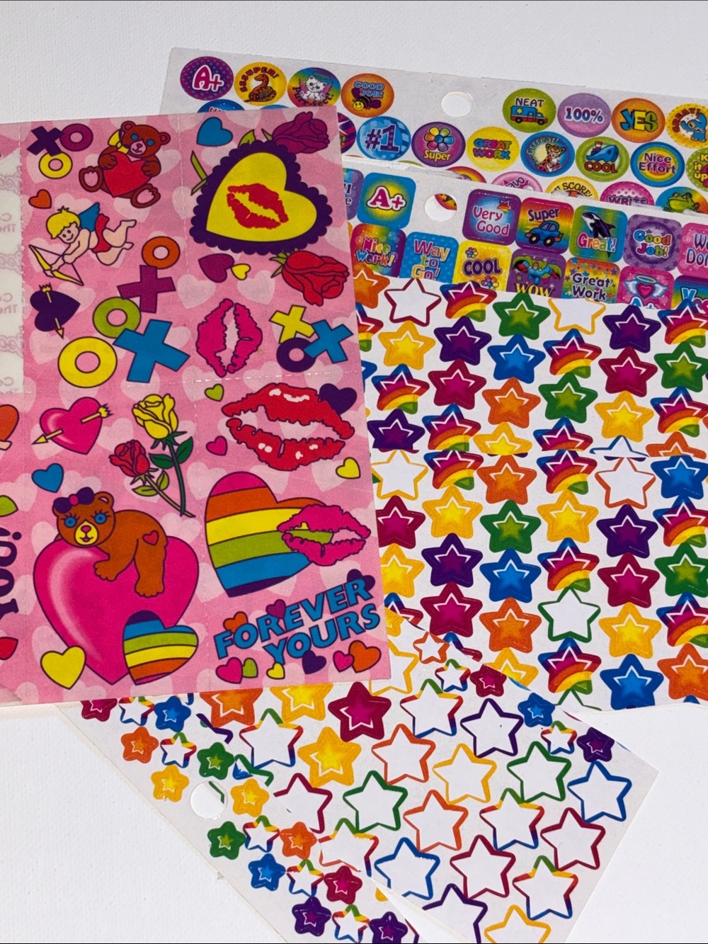 LISA FRANK STICKERS TINY Lisa Frank Stickers Valentines Day Lisa Frank 90s